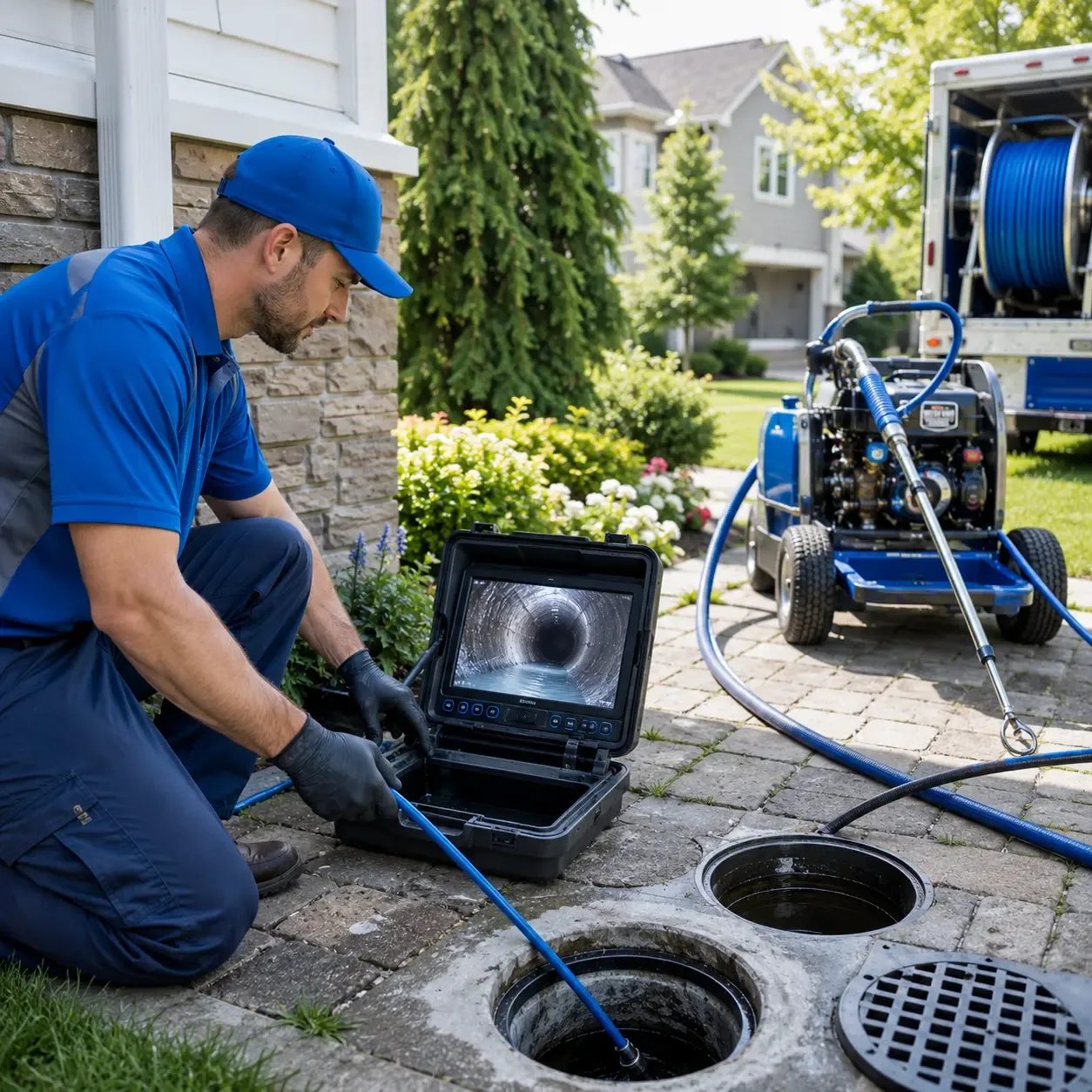 Outdoor drain cleaning professionals serving Penrose, NC