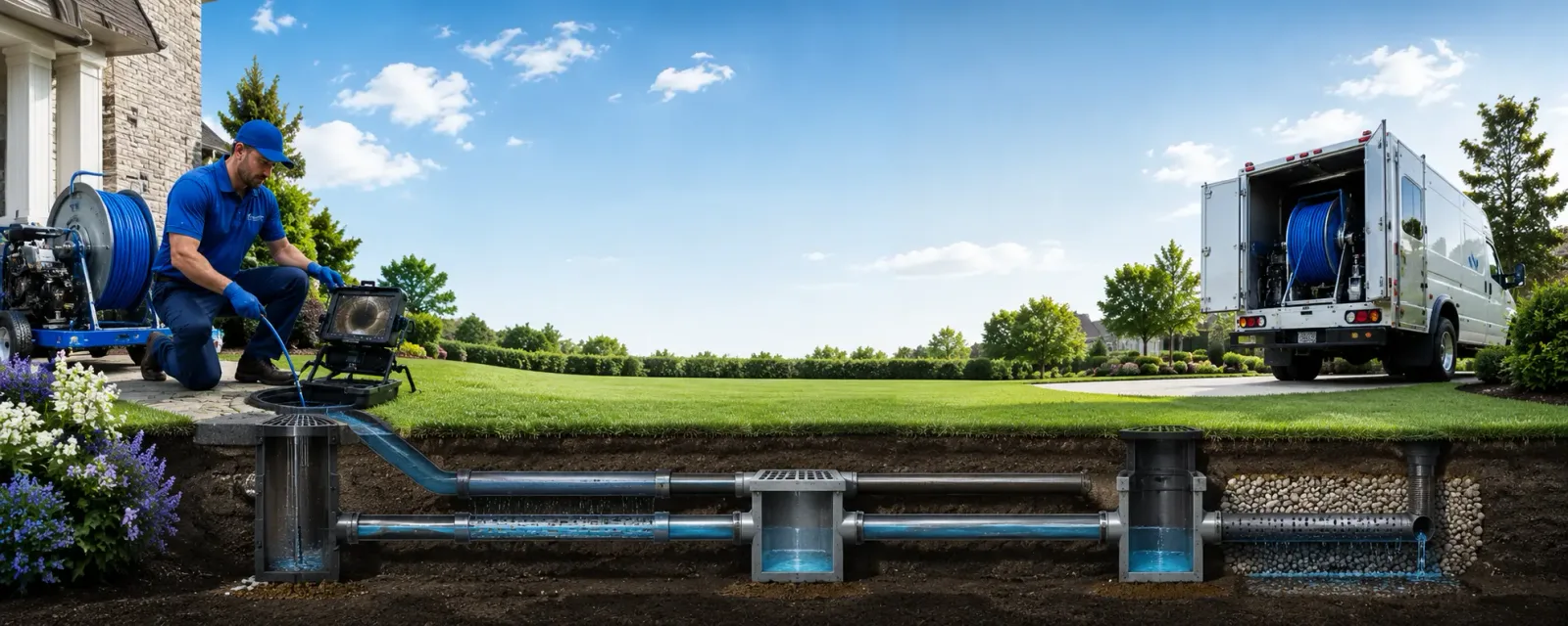 Outdoor drain cleaning information for Penrose, NC